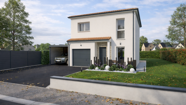 Maison neuve à Biard avec 3 chambres sur terrain de 679m2 - image 1