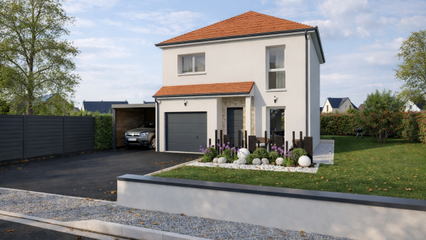 Maison neuve à Montlouis-sur-Loire avec 3 chambres sur terrain de 850m2 - image 1
