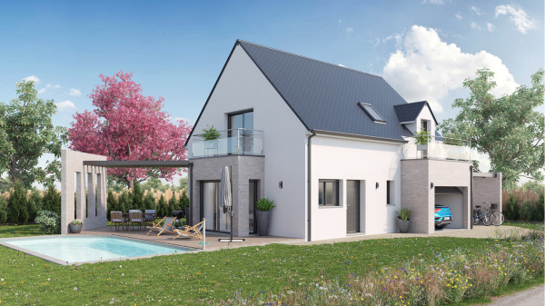 Maison neuve à Montlouis-sur-Loire avec 2 chambres sur terrain de 850m2 - image 1