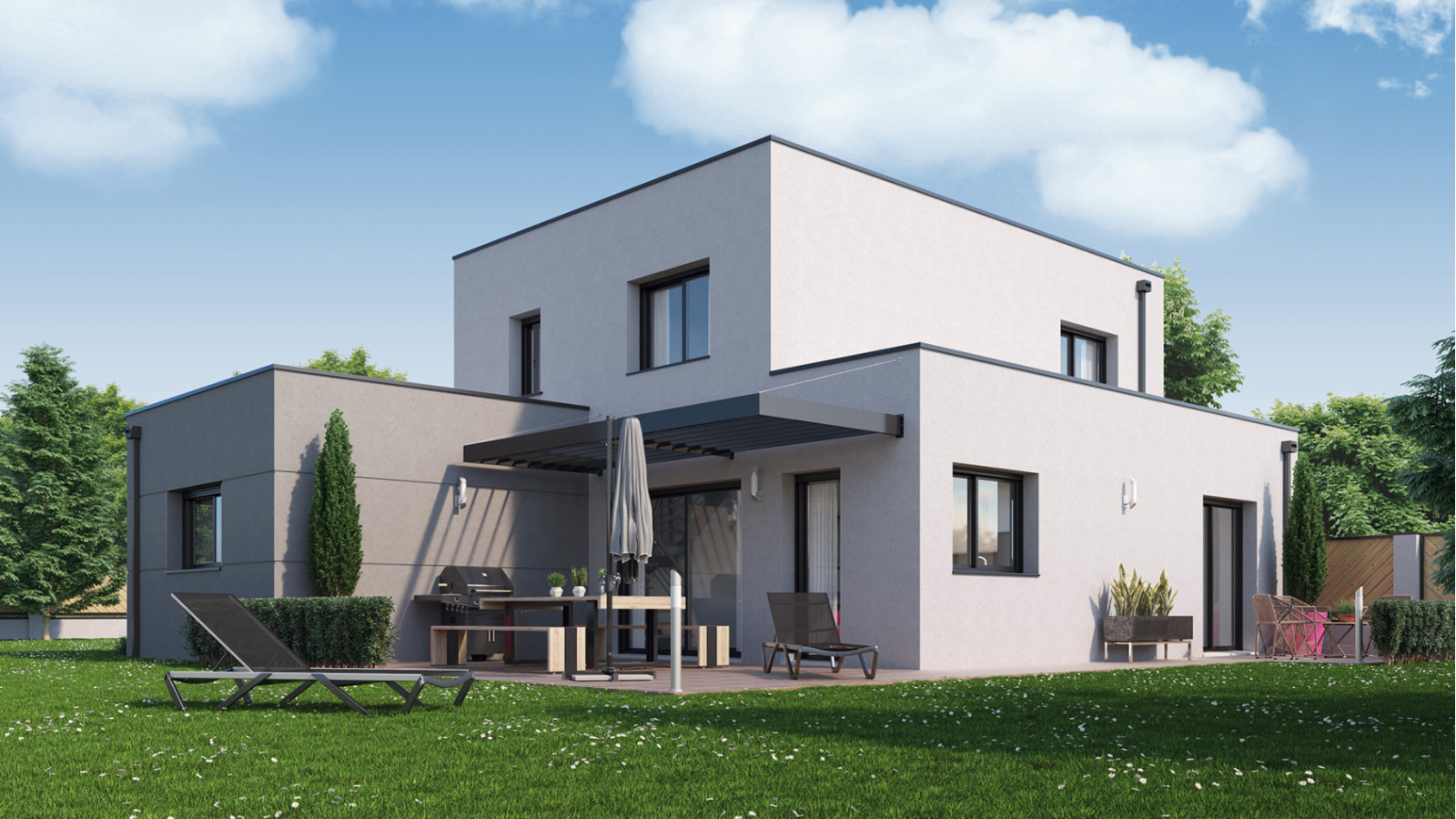 Maison neuve à Segré-en-Anjou Bleu avec 4 chambres sur terrain de 580m2 / image 2
