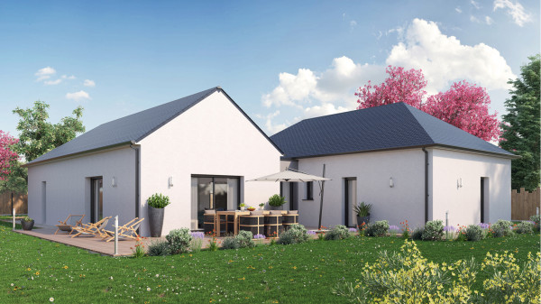 Maison neuve à Chanceaux-sur-Choisille avec 4 chambres sur terrain de 356m2 - image 1