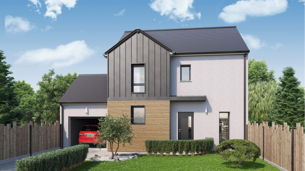 Maison neuve à Marcilly-sur-Vienne avec 3 chambres sur terrain de 1355m2 - image 1