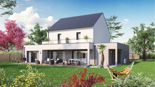 Maison neuve à Savonnières avec 4 chambres sur terrain de 1134m2 - image 1