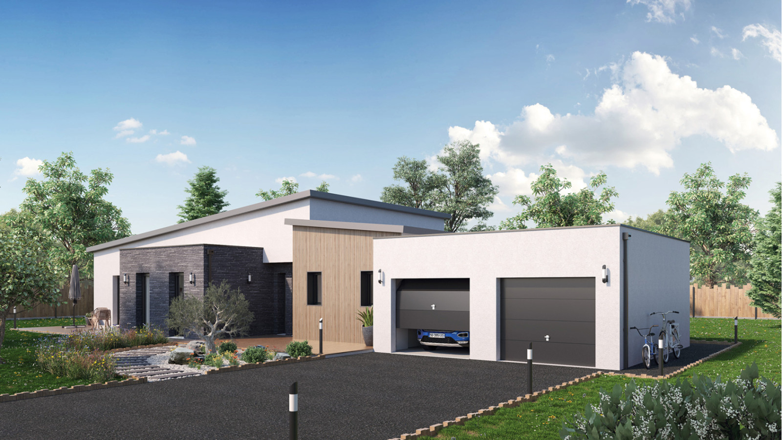 Maison neuve à Beaumont-Louestault avec 4 chambres sur terrain de 1095m2 / image 2