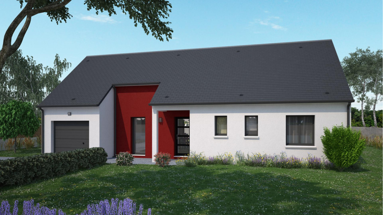 Maison neuve à Azay-sur-Cher avec 3 chambres sur terrain de 591m2 / image 2