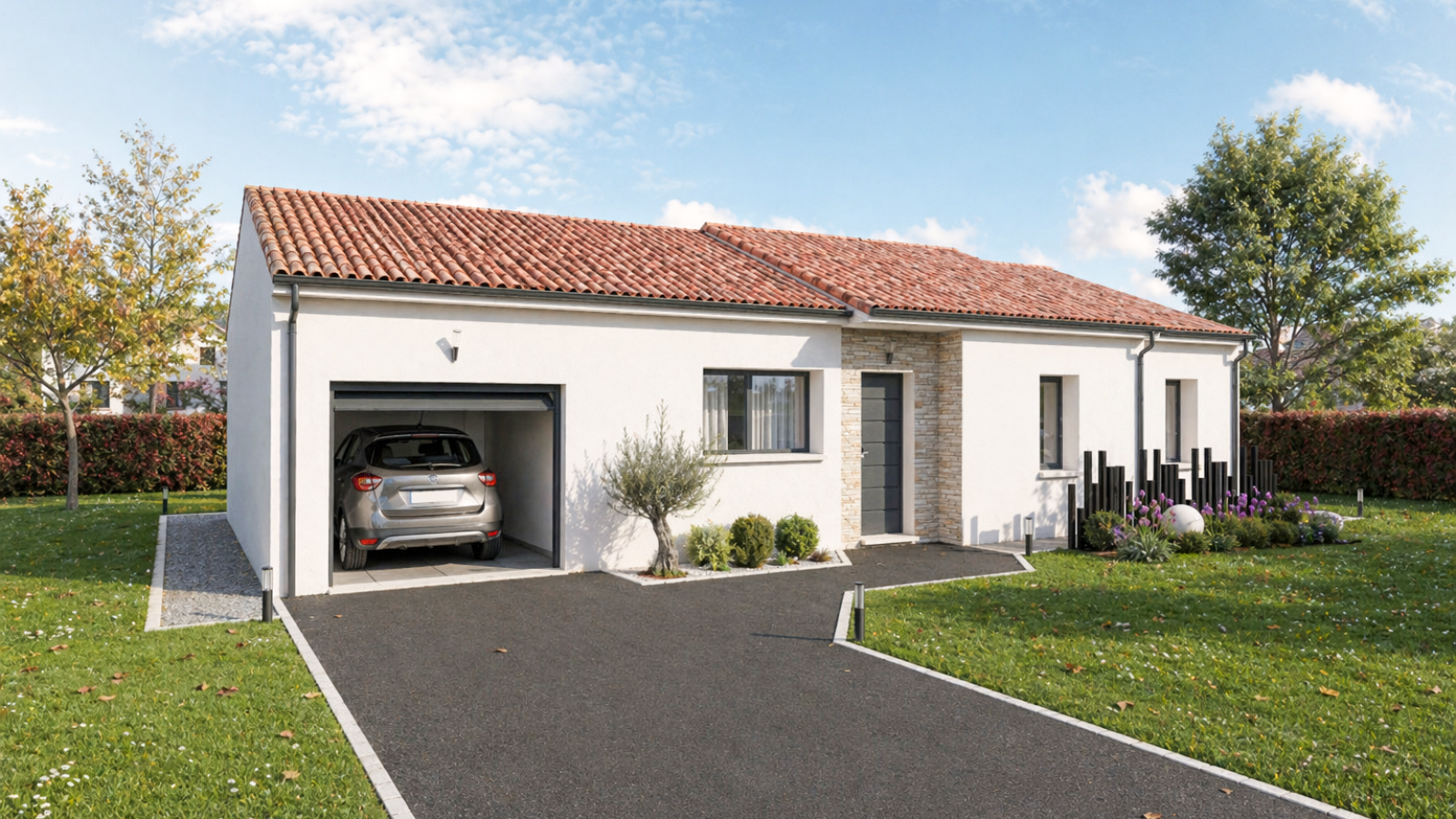 Maison neuve à Mauges-sur-Loire avec 3 chambres sur terrain de 372m2 / image 2