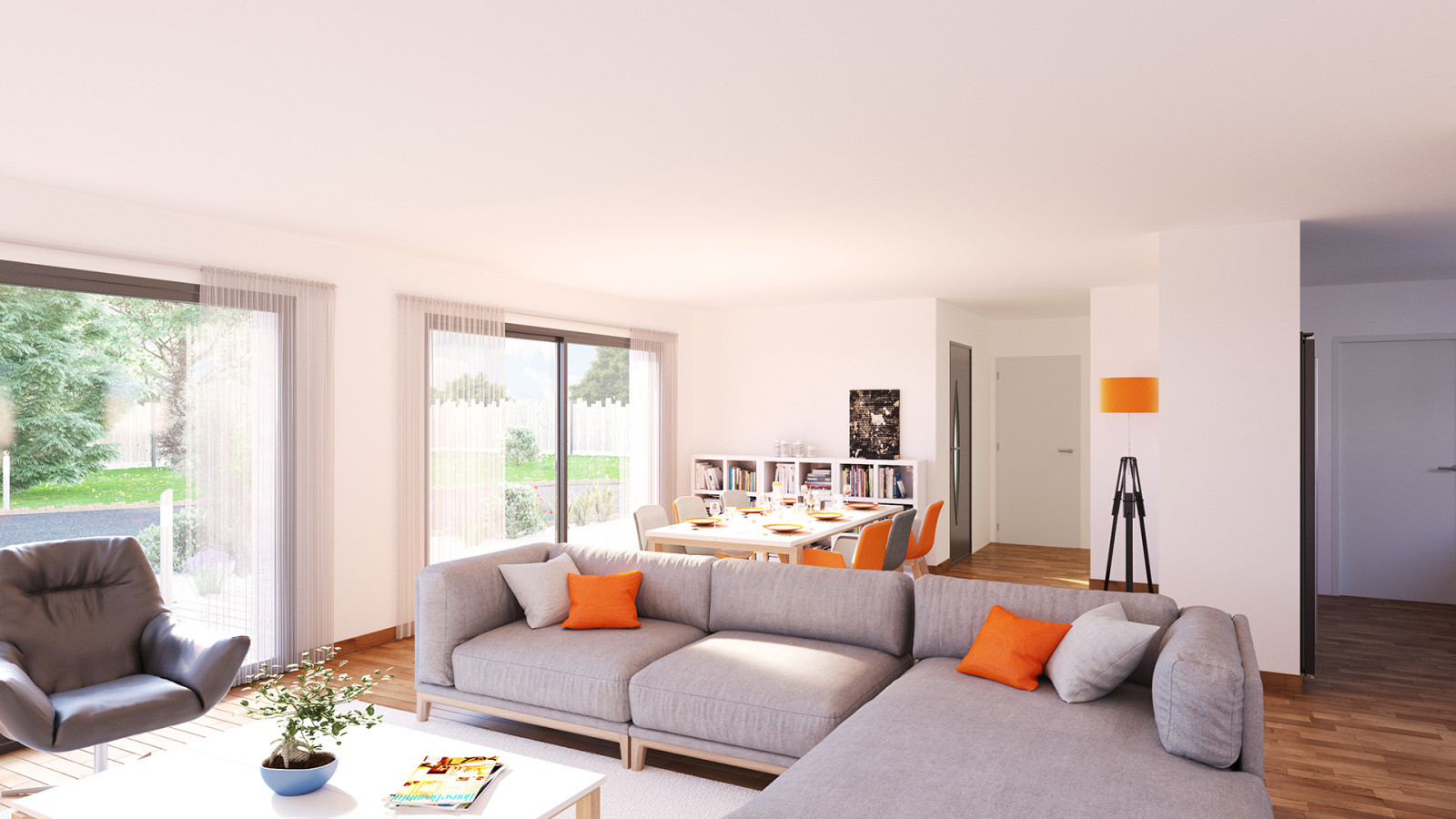 Maison neuve à Beaufort-en-Anjou avec 4 chambres sur terrain de 1303m2 / image 6