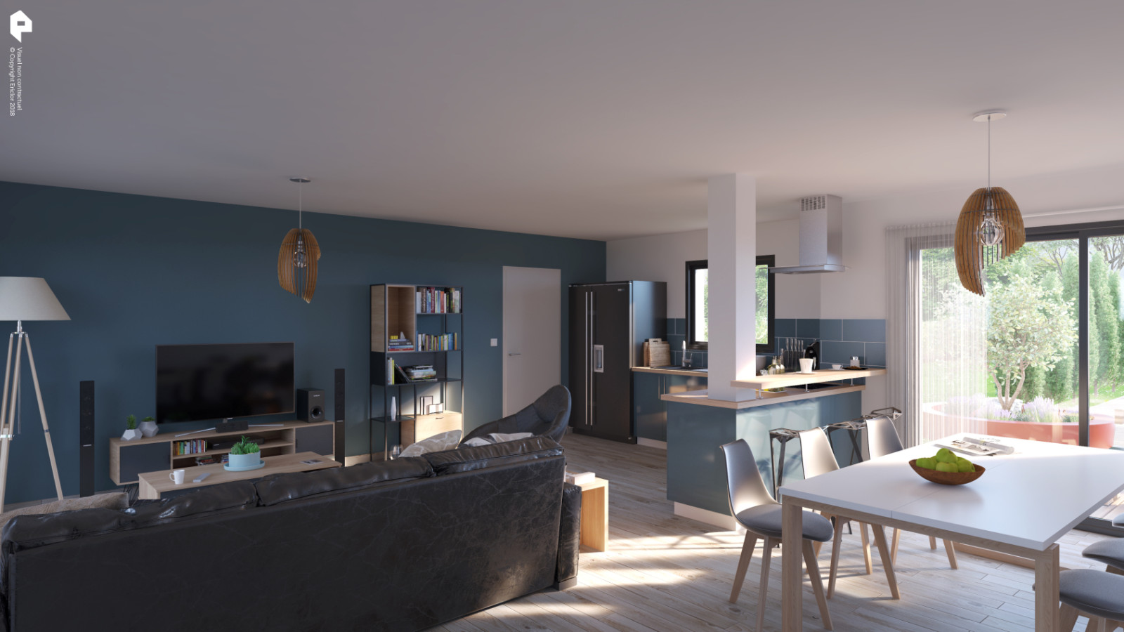 Maison neuve à Vouneuil-sous-Biard avec 4 chambres sur terrain de 661m2 / image 6