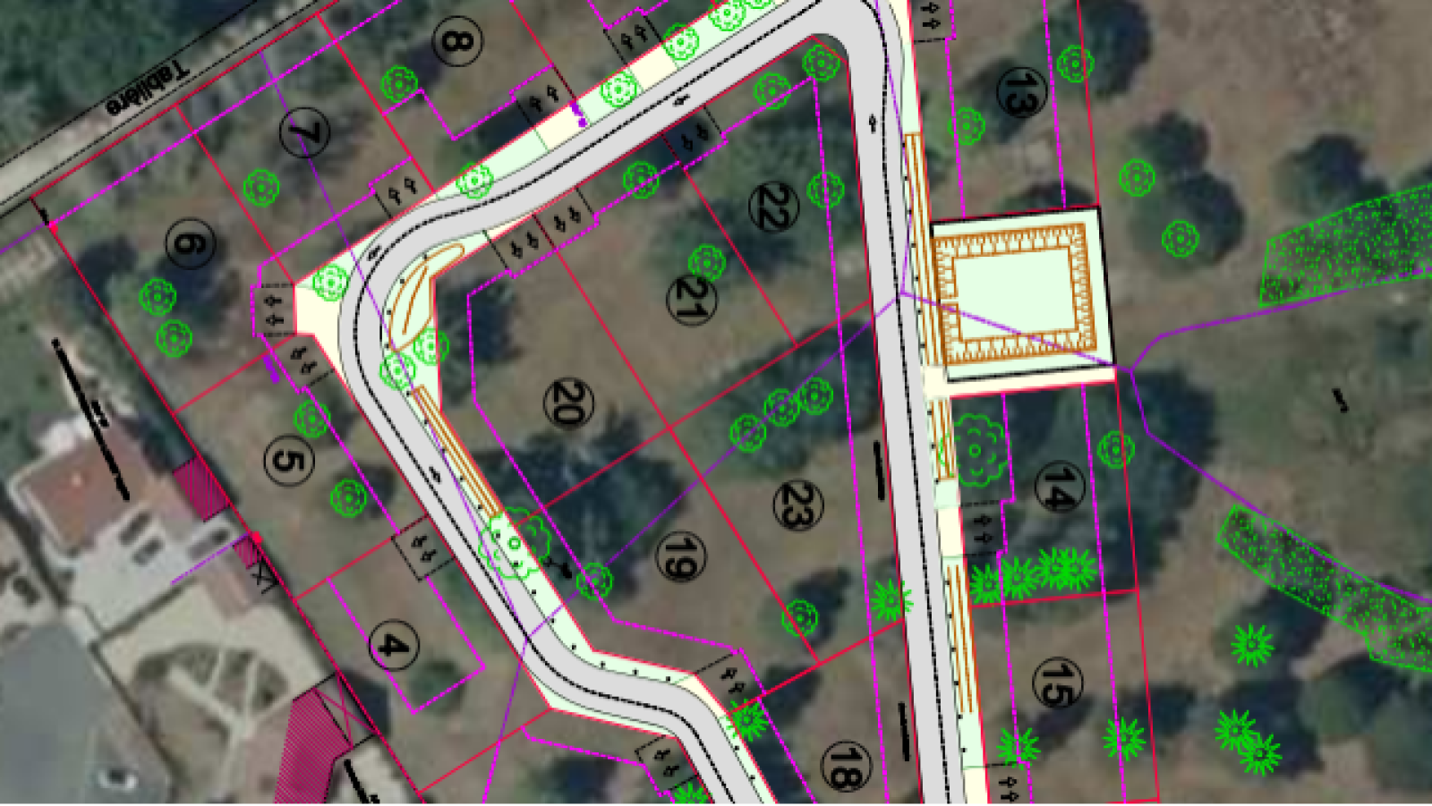 Terrain constructible de 504m2 à Ménestreau-en-Villette