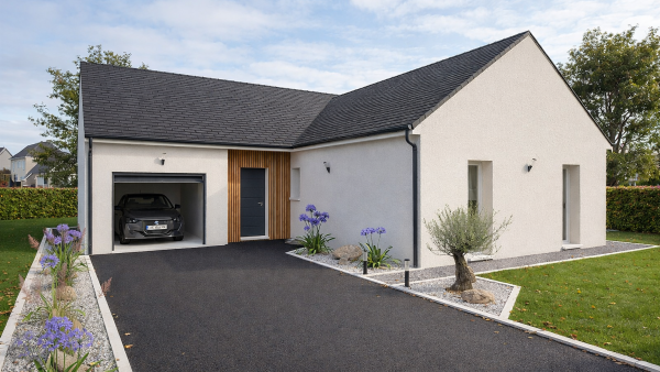 Maison neuve à Langeais avec 3 chambres sur terrain de 525m2 - image 1