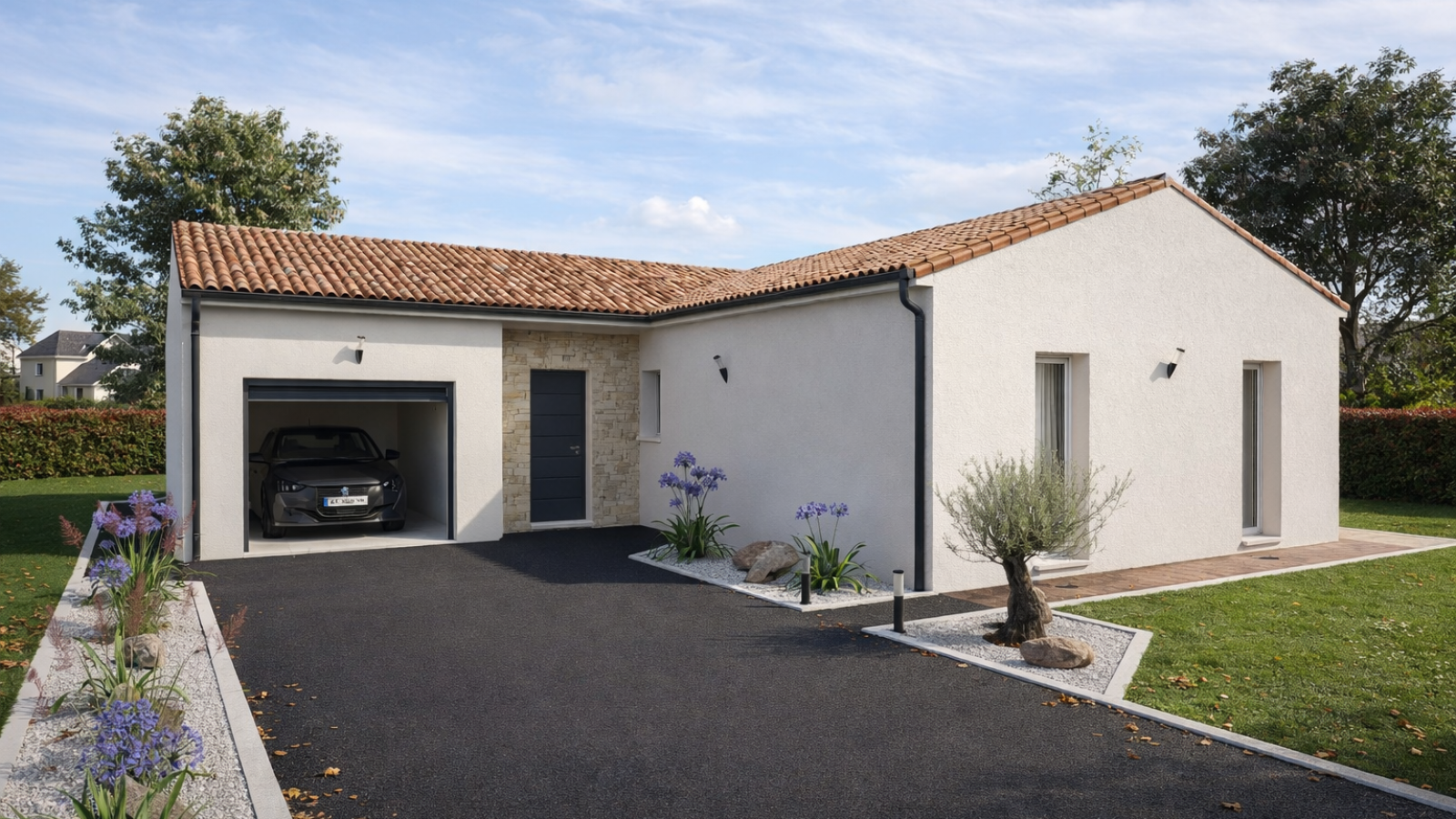 Maison neuve à Vivonne avec 3 chambres sur terrain de 494m2 / image 2