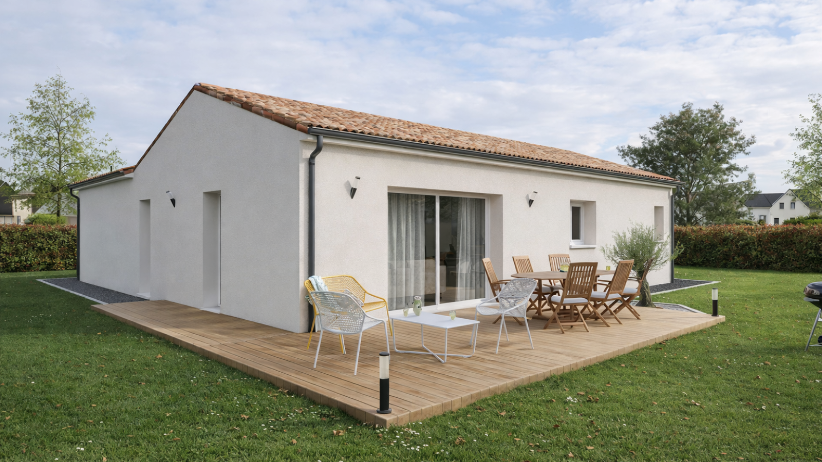 Maison neuve à Vivonne avec 3 chambres sur terrain de 494m2 / image 3