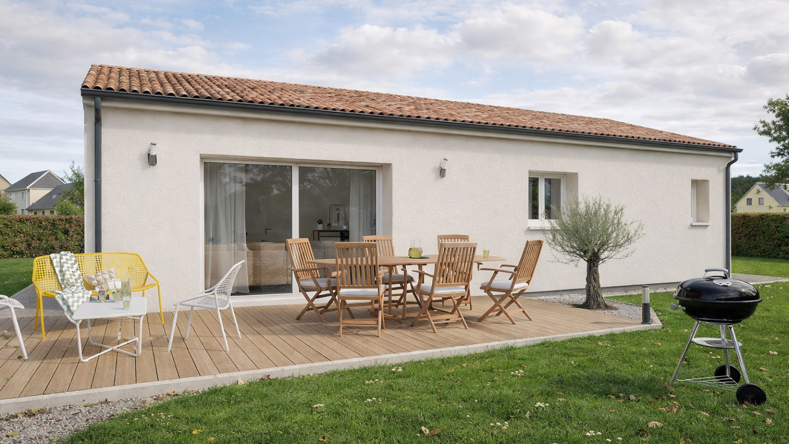 Maison neuve à Vivonne avec 3 chambres sur terrain de 494m2 / image 5