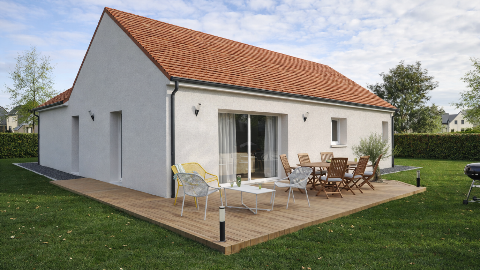 Maison neuve à Villiers-Saint-Frédéric avec 3 chambres sur terrain de 822m2 / image 3