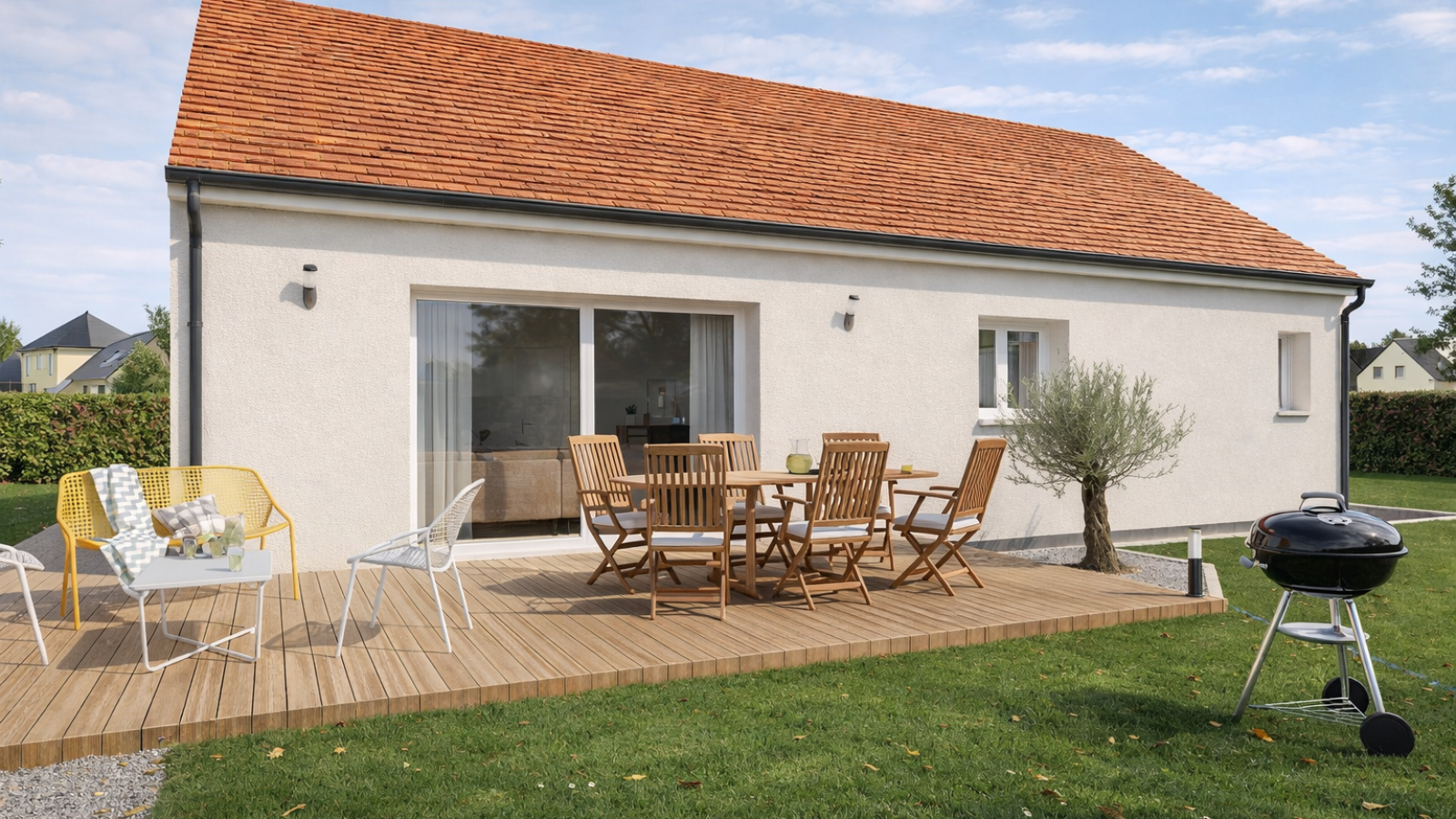 Maison neuve à Villiers-Saint-Frédéric avec 3 chambres sur terrain de 822m2 / image 5