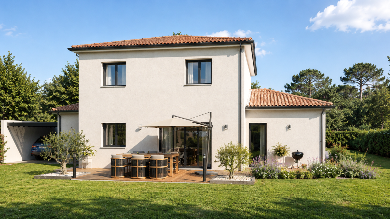Maison neuve à Mauges-sur-Loire avec 4 chambres sur terrain de 372m2 / image 3