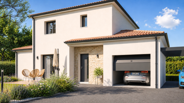 Maison neuve à Mauges-sur-Loire avec 4 chambres sur terrain de 372m2 - image 3