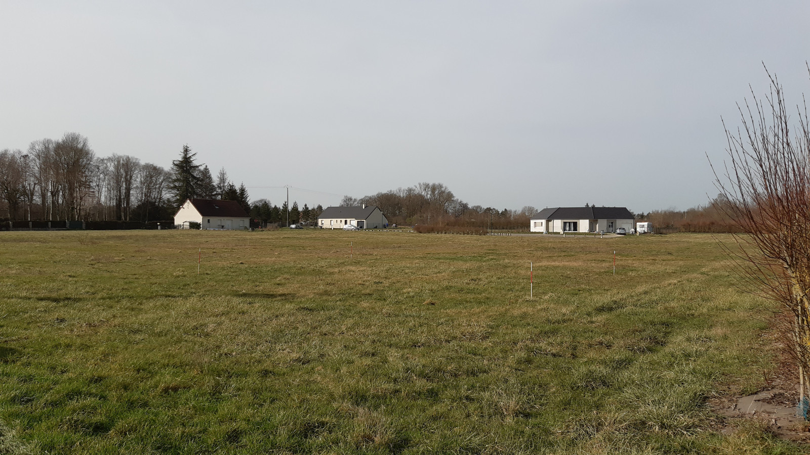 Terrain constructible de 1441m2 à La Cour-Marigny