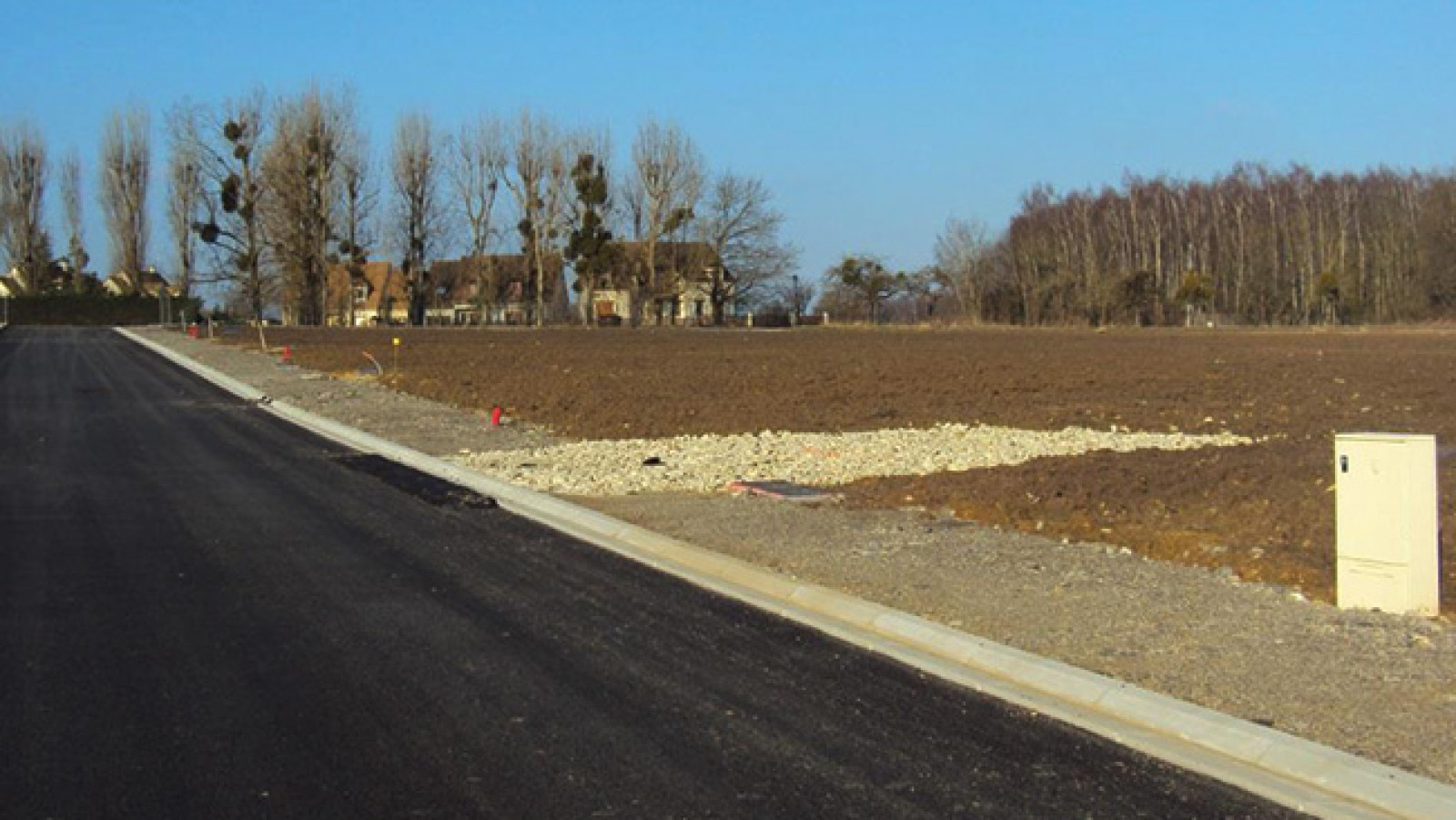 Terrain constructible de 532m2 à Ligugé
