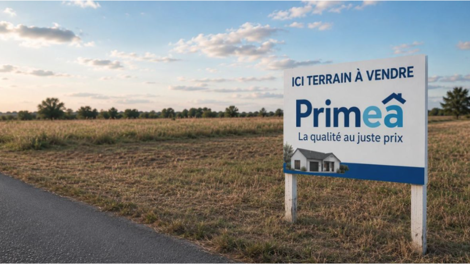 Terrain constructible de 545m2 à Neuville-aux-Bois