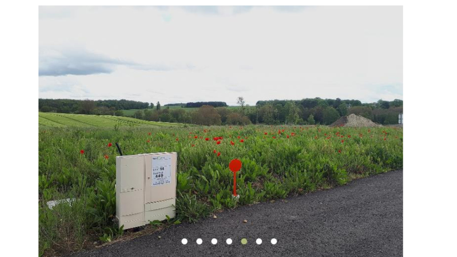 Terrain constructible de 646m2 à Chinon