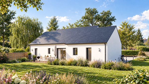 Maison neuve à Villedômer avec 3 chambres sur terrain de 891m2 - image 2