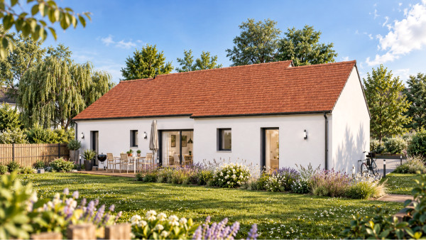 Maison neuve à Darvault avec 3 chambres sur terrain de 3186m2 - image 2