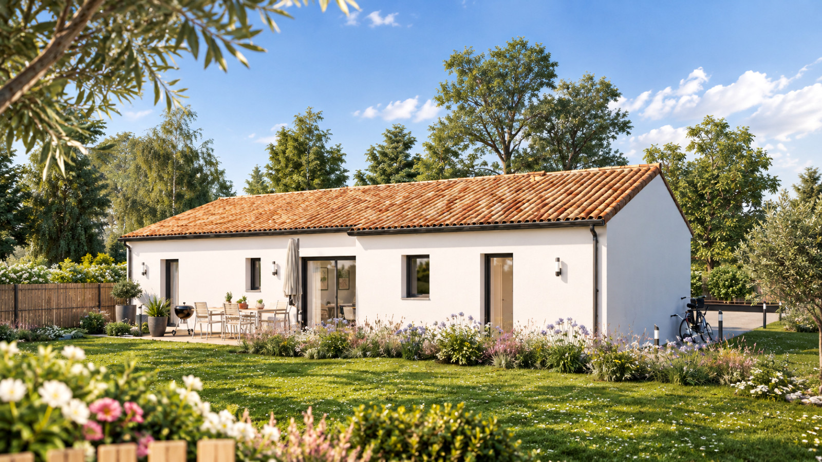 Maison neuve à Lencloître avec 3 chambres sur terrain de 1020m2 / image 3