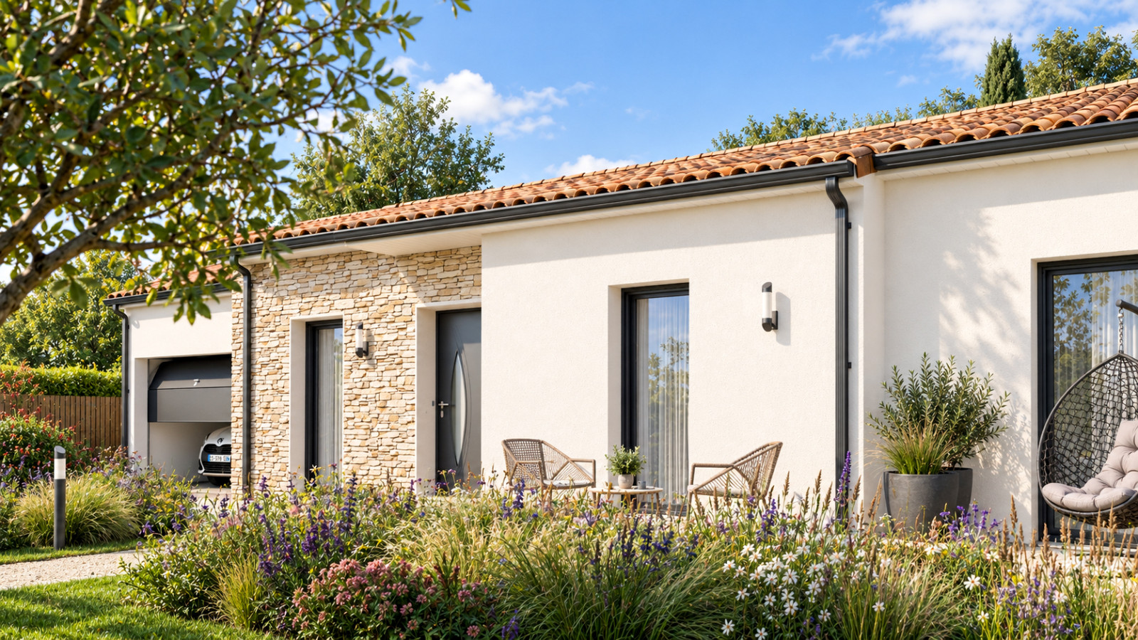 Maison neuve à Lencloître avec 3 chambres sur terrain de 1020m2 / image 4