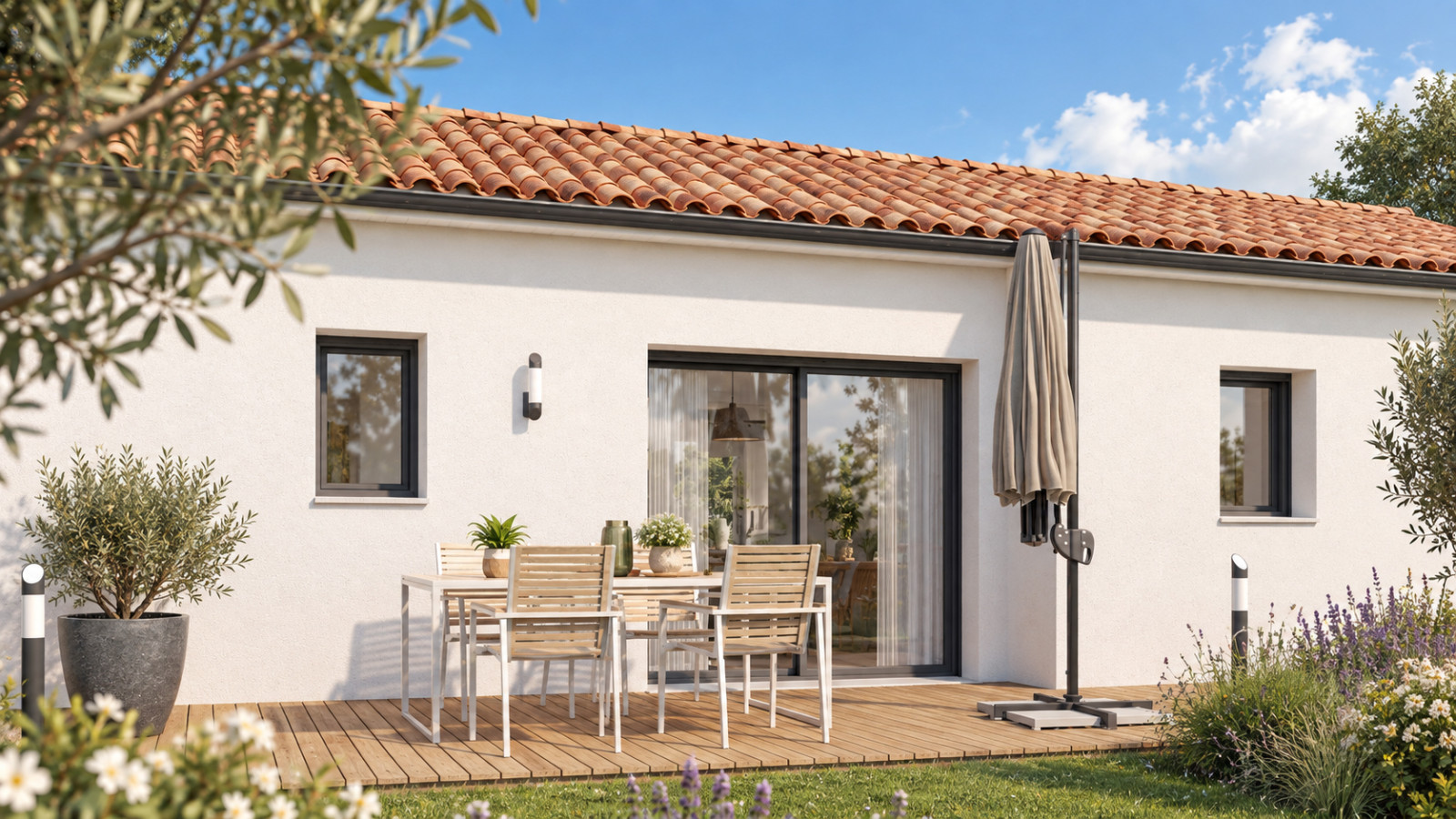 Maison neuve à Lencloître avec 3 chambres sur terrain de 1020m2 / image 5