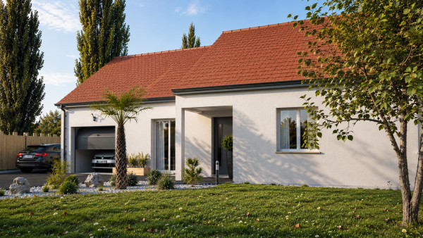 Maison neuve à Civray-de-Touraine avec 4 chambres sur terrain de 2600m2 - image 3