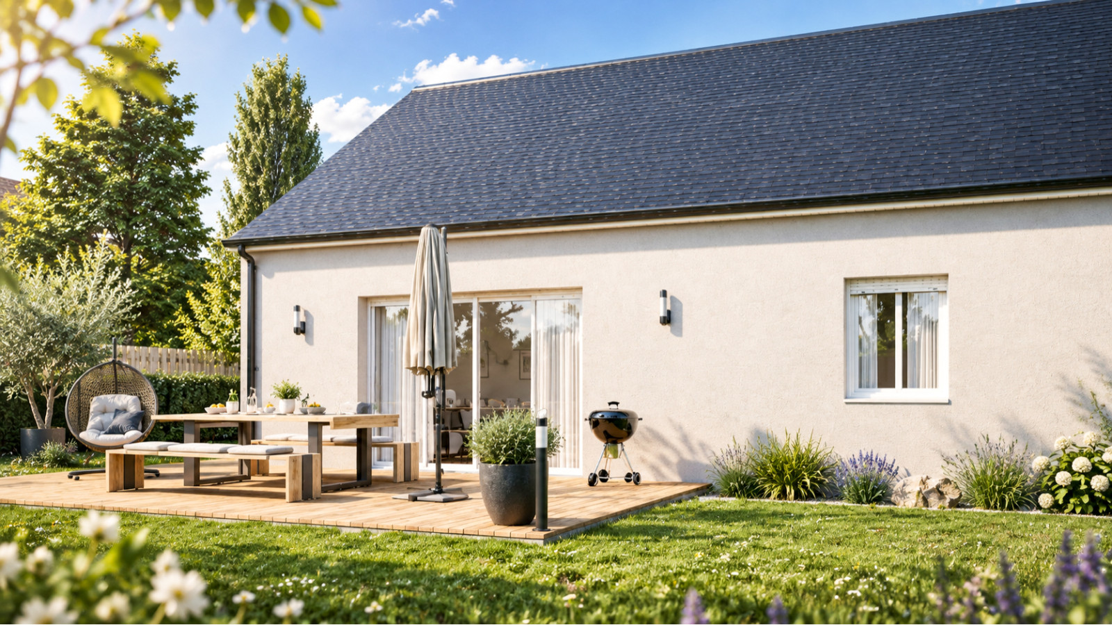 Maison neuve à Saint-Laurent-en-Gâtines avec 3 chambres sur terrain de 510m2 / image 5