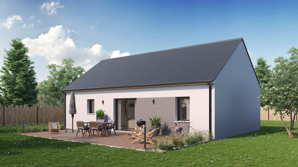 Maison neuve à Janville-sur-Juine avec 2 chambres sur terrain de 645m2 - image 1
