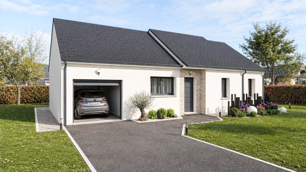 Maison neuve à Janville-sur-Juine avec 3 chambres sur terrain de 645m2 - image 1