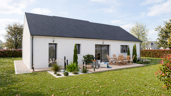 Maison neuve à Janville-sur-Juine avec 3 chambres sur terrain de 645m2 - image 2