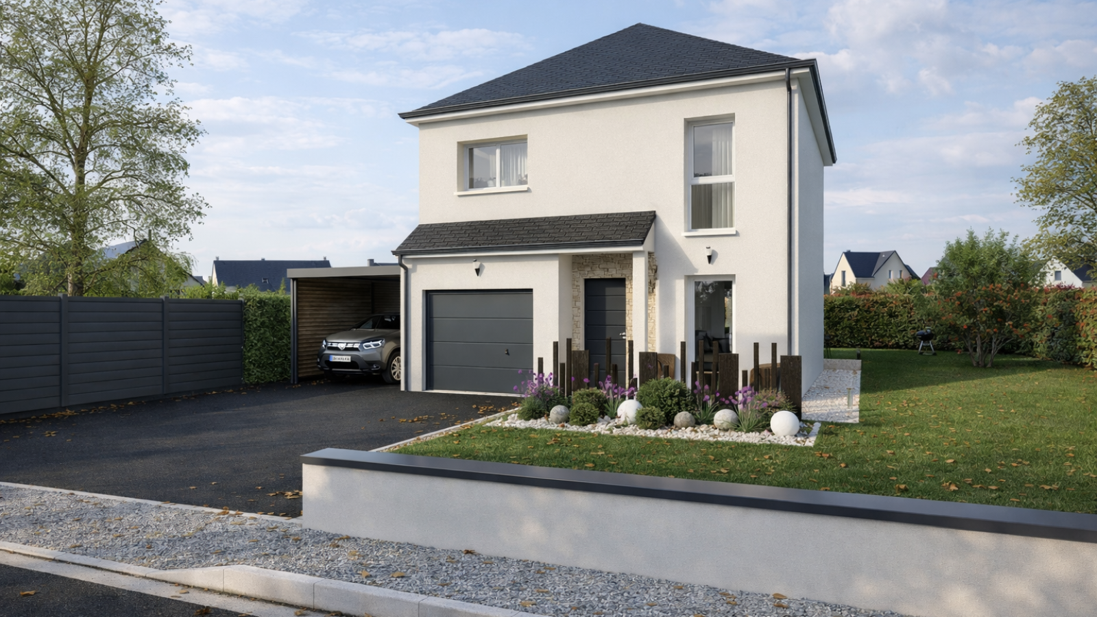 Maison neuve à Dannemois avec 3 chambres sur terrain de 411m2 / image 2
