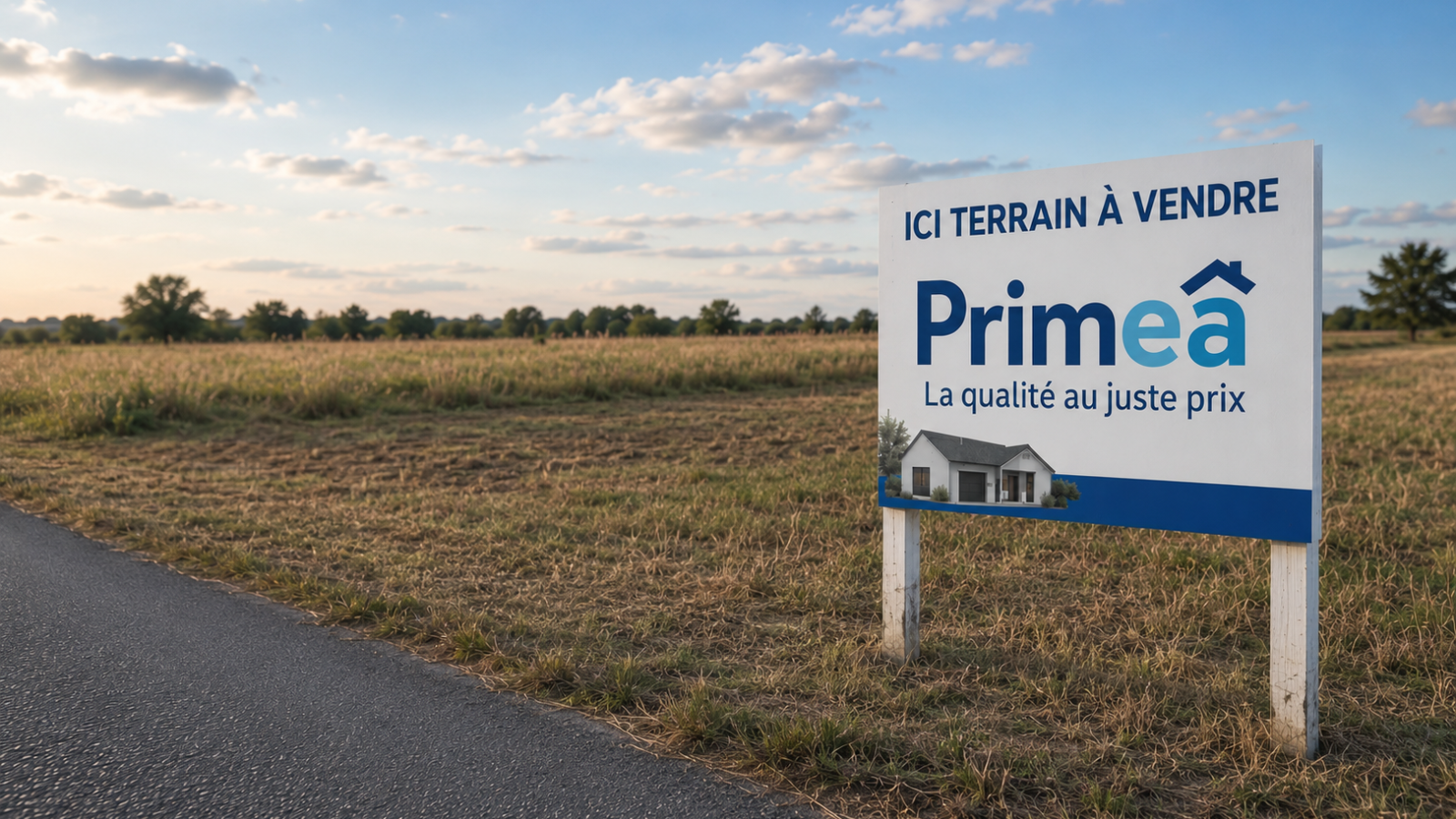 Terrain constructible de 700m2 à Baule