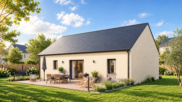 Maison neuve à Gennes-Val-de-Loire avec 2 chambres sur terrain de 545m2 - image 2