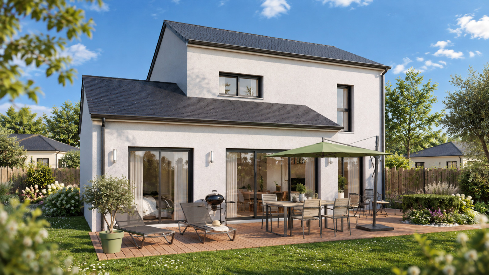 Maison neuve à Mettray avec 4 chambres sur terrain de 367m2 / image 3