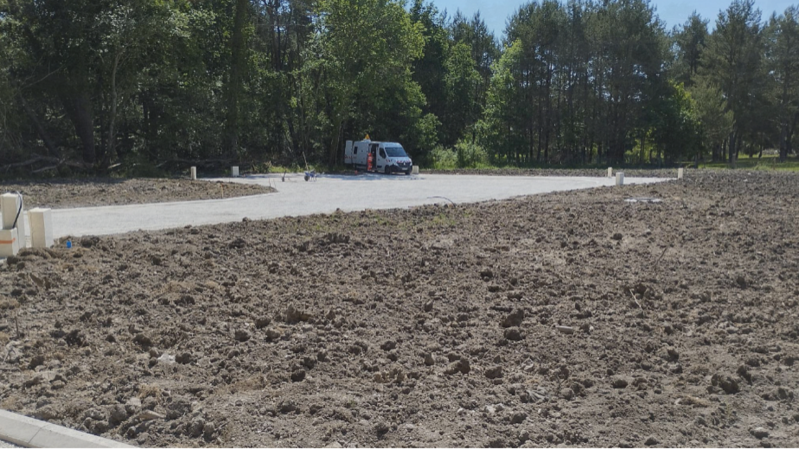 Terrain constructible de 630m2 à Rebréchien