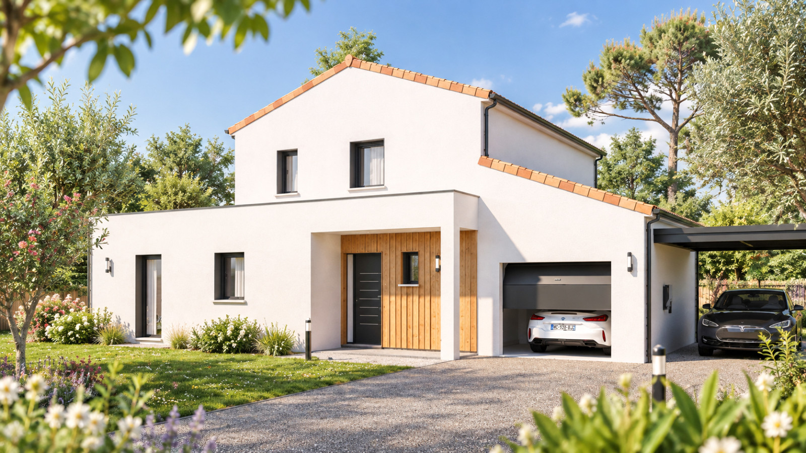 Maison neuve à Chemillé-en-Anjou avec 4 chambres sur terrain de 418m2 / image 2