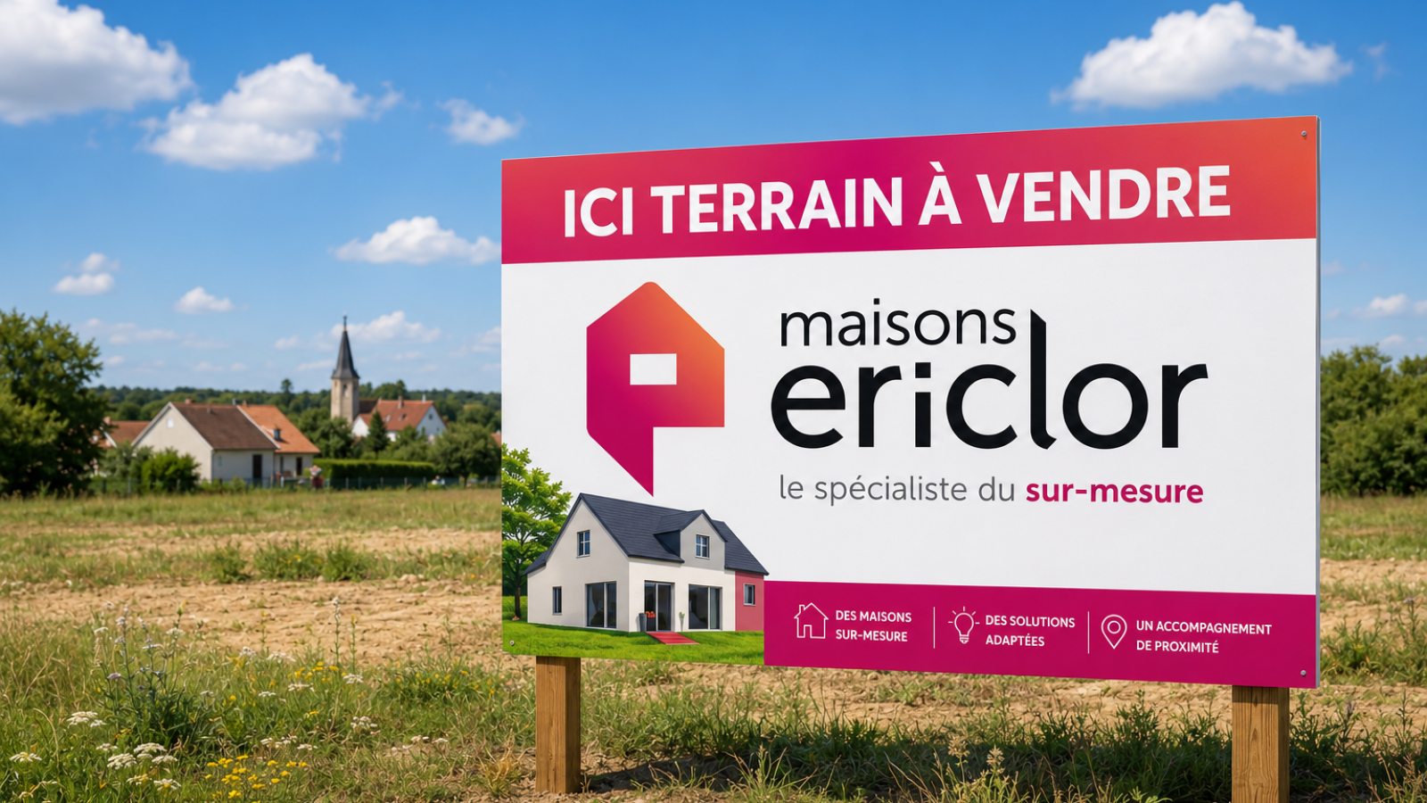 Terrain constructible de 477m2 à Saint-Lyé-la-Forêt