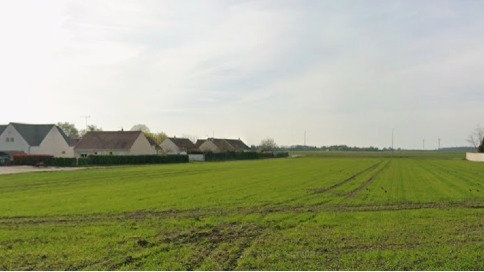Terrain constructible de 509m2 à Neuville-aux-Bois