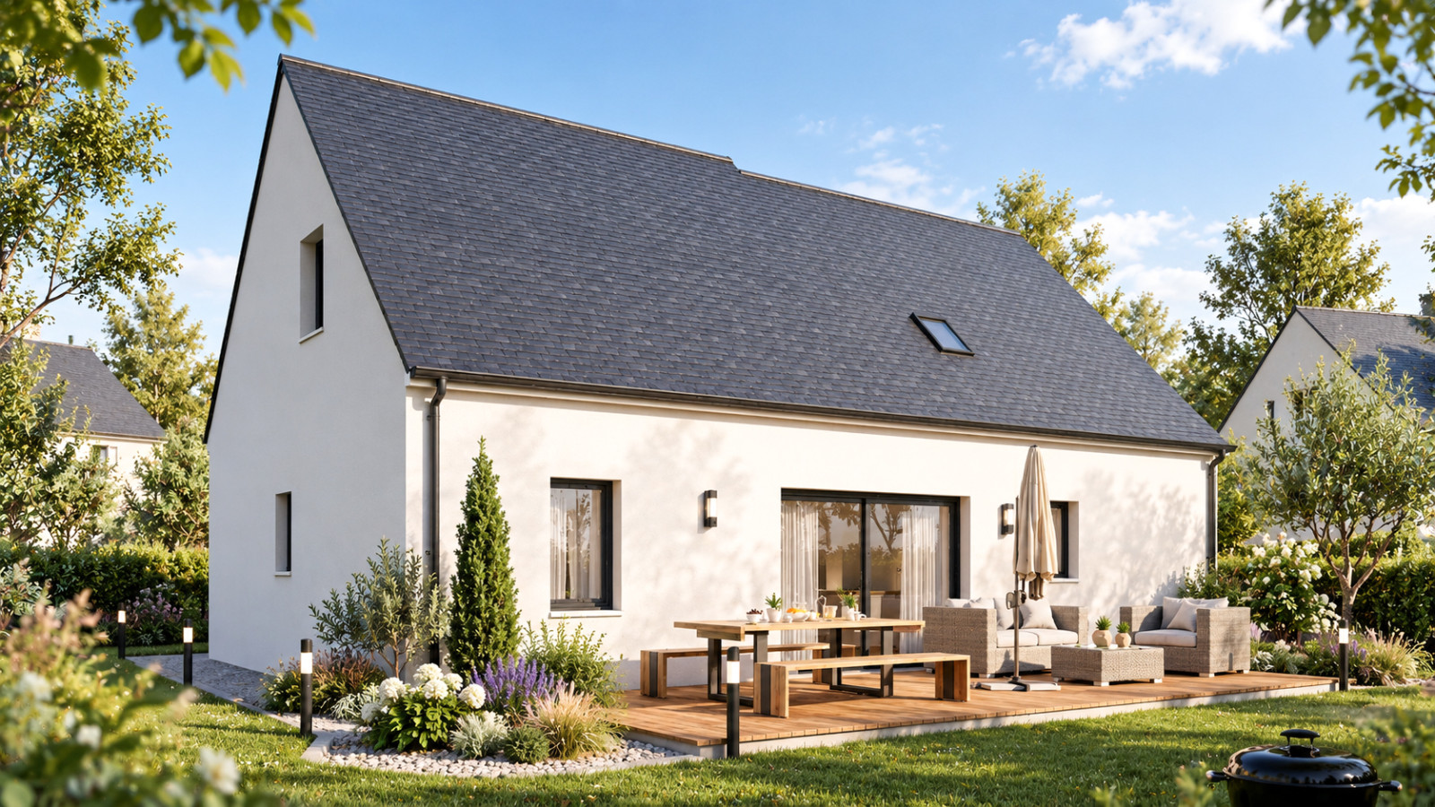 Maison neuve à Beaumont-en-Véron avec 5 chambres sur terrain de 411m2 / image 3