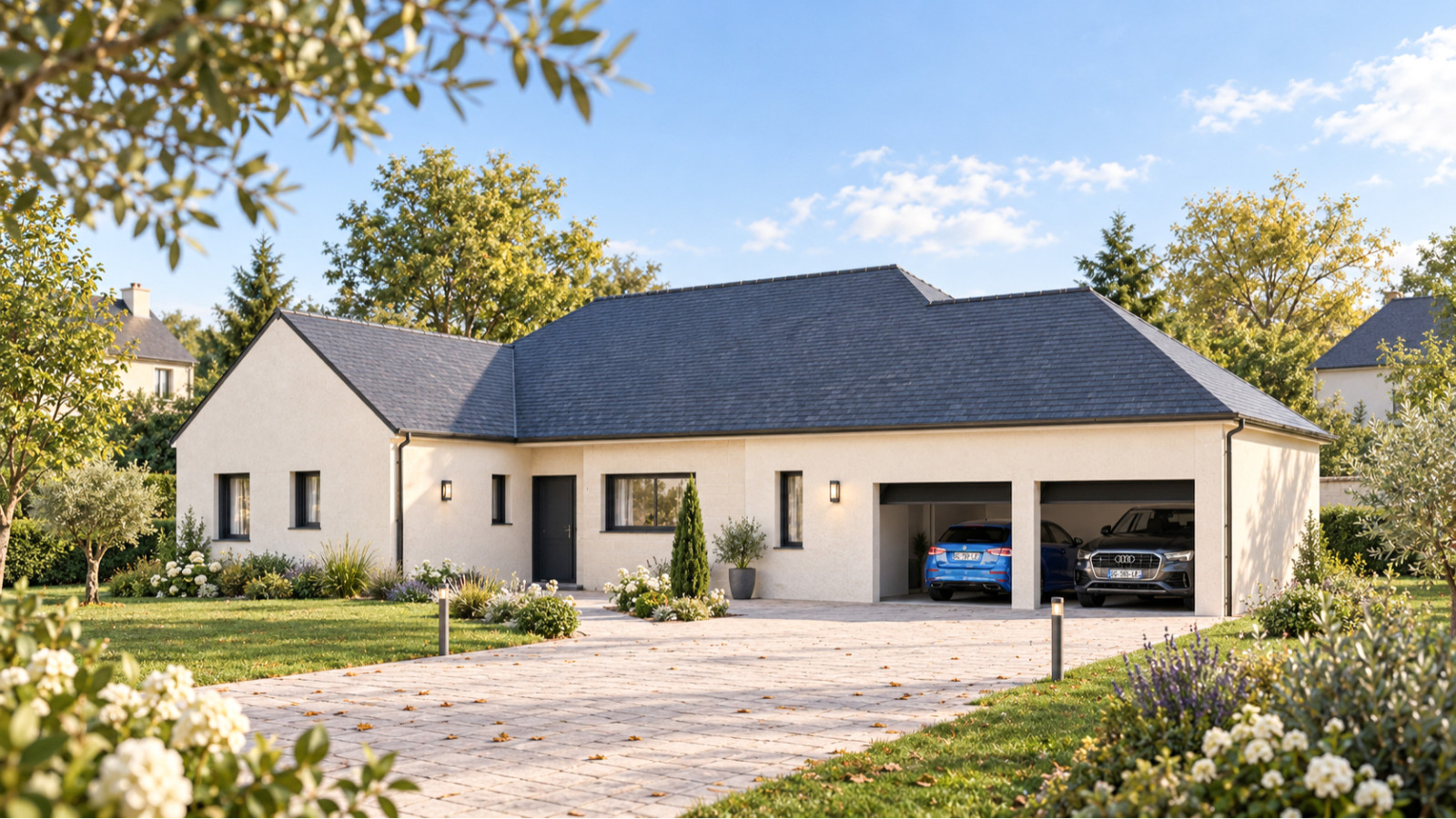 Maison neuve à Vallères avec 3 chambres sur terrain de 583m2 / image 2