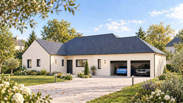 Maison neuve à Vallères avec 3 chambres sur terrain de 583m2 - image 1