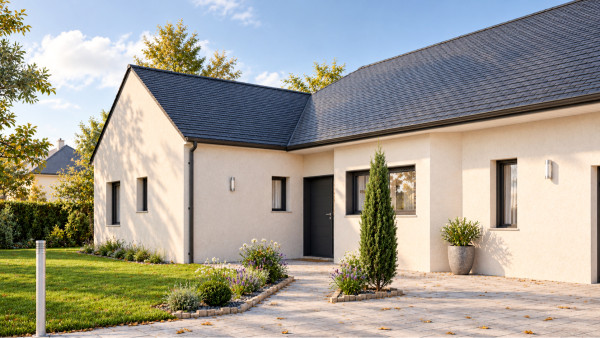 Maison neuve à Vallères avec 3 chambres sur terrain de 583m2 - image 3