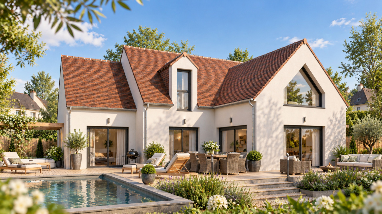 Maison neuve à Azay-sur-Cher avec 4 chambres sur terrain de 581m2 / image 2