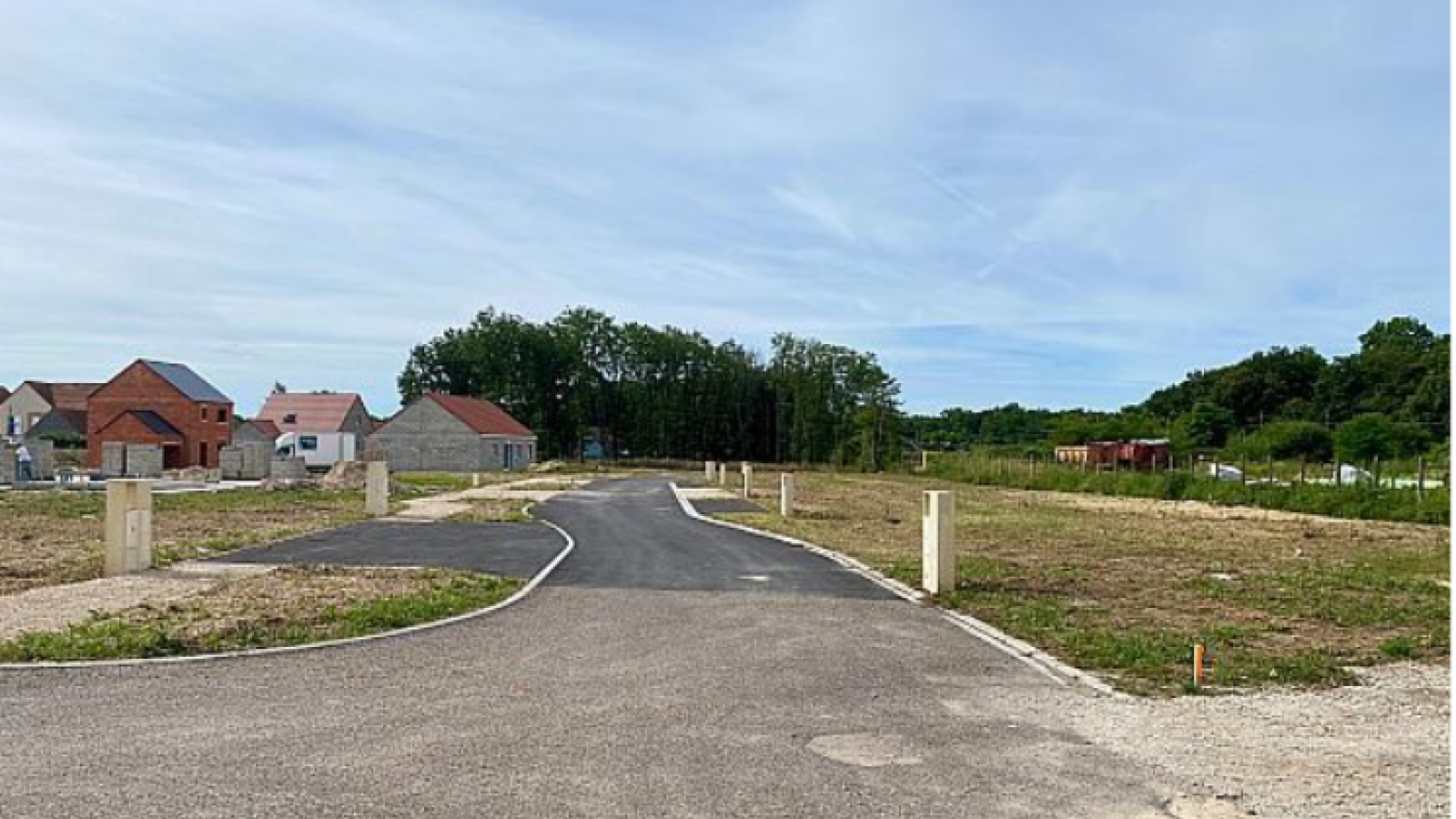 Terrain constructible de 630m2 à Rebréchien