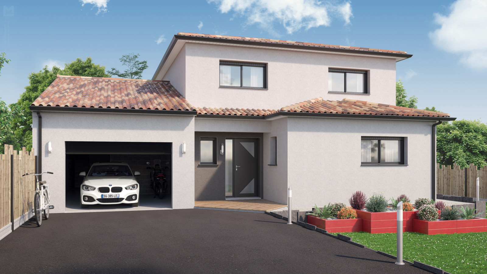 Maison neuve à Chemillé-en-Anjou avec 4 chambres sur terrain de 482m2 / image 3